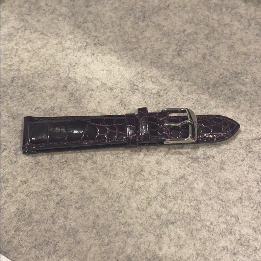 Alligator Michele watch strap